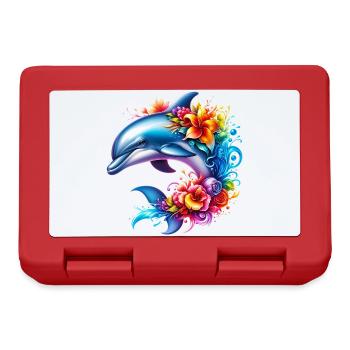 Dolphin - Lunchbox - red - Front