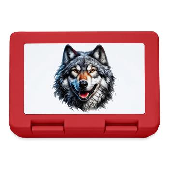 Wolf - Lunchbox - red - Front