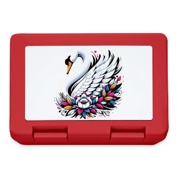 Cygne - Boîte à goûter - rouge - Devant