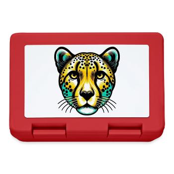 Cheetah - Lunchbox - red - Front