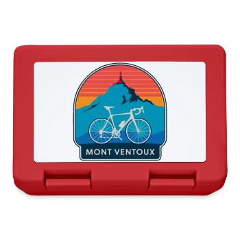 Conception d’un t-shirt de vélo Mont Ventoux - Boîte à goûter - rouge - Devant