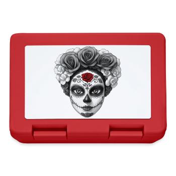 SANTA MUERTE - dark hell - Lunchbox - red - Front