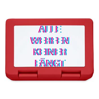 Hardtekk Tekk - Lunchbox - red - Front