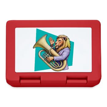 TUBIST - sound & vision - Lunchbox - red - Front