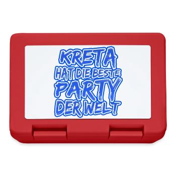 Crete as a holiday - Lunchbox - red - Front