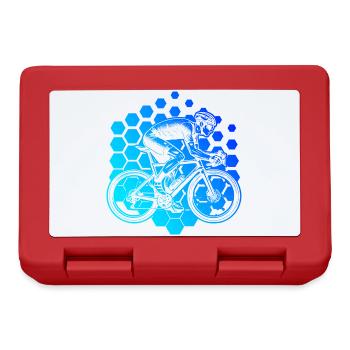 Gift idea for a road bike with road bike - Lunchbox - red - Front