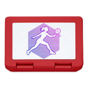 Padel Accessories Design for Padel Learning to Play Fans - Lunchbox - red - Front