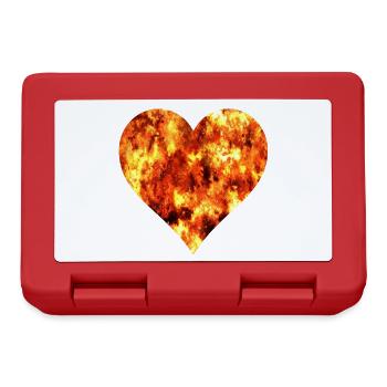 heart of fire - Lunchbox - red - Front