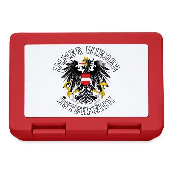 Immer wieder Österreich - Brotdose - Rot - Vorne