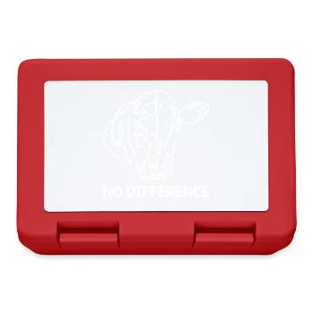 Go Vegan - Proud Vegan - 10 - neg - Lunchbox - red - Front