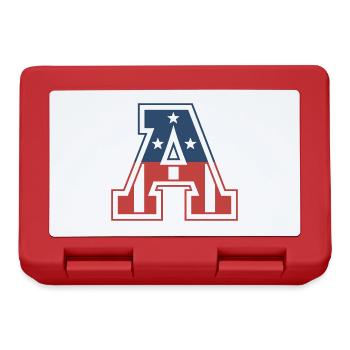 Letter A USA - Lunchbox - red - Front