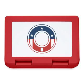 Letter O USA - Lunchbox - red - Front