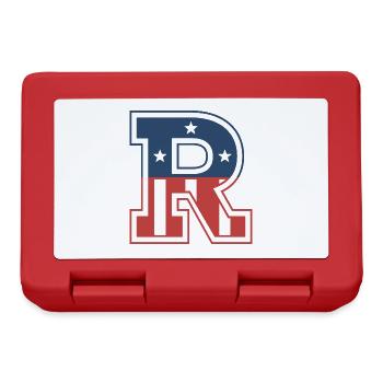 Lettre R ÉTATS-UNIS - Boîte à goûter - rouge - Devant