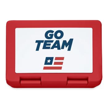 Go team - Lunchbox - red - Front