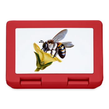 Industrious bee - Lunchbox - red - Front