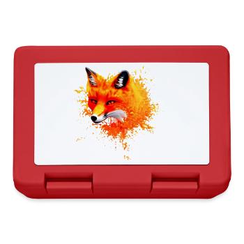 Wild Creativity Fox - Lunchbox - red - Front