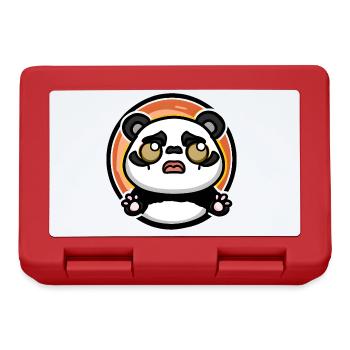 Panda Sunset - Lunchbox - red - Front