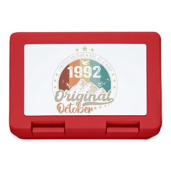 Octobre | les Légendes sont nés en Octobre 1992 - Boîte à goûter - rouge - Devant