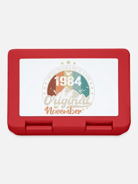 Die Legenden wurden im November 1984 geboren Geschenk - Brotdose - Rot