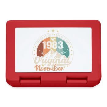 Die Legenden wurden im November 1983 geboren Geschenk - Brotdose - Rot - Vorne