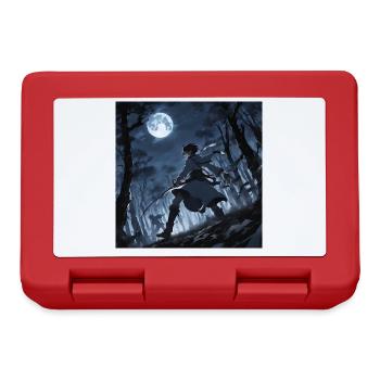 Swordsman in the moonlight - Lunchbox - red - Front