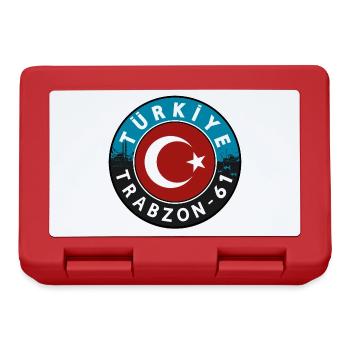 Türkiye Trabzon 61 Design - Brotdose - Rot - Vorne