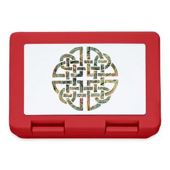 keltischer knoten 8 e 200 - Brotdose - Rot - Vorne