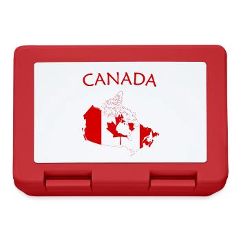 Kanada aus der "Country" -Sammlung - Brotdose - Rot - Vorne