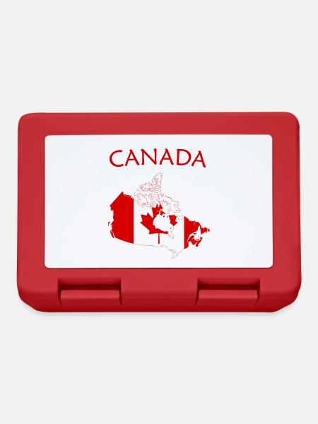 canada from the "country" collection - Lunchbox - red
