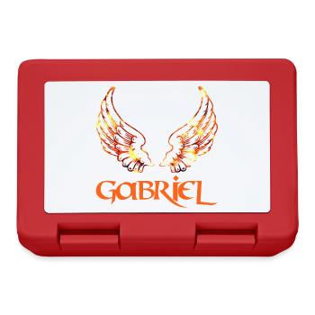 archangel gabriel fire - Lunchbox - red - Front