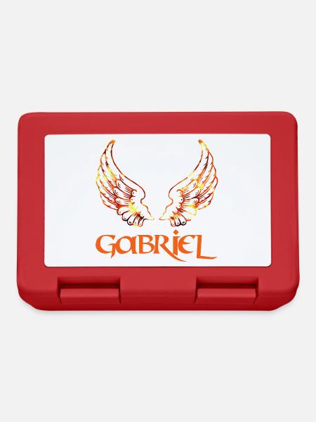 erzengel gabriel feuer - Brotdose - Rot