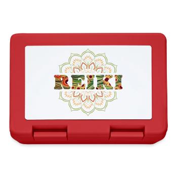 reiki lettering e 110 - Lunchbox - red - Front