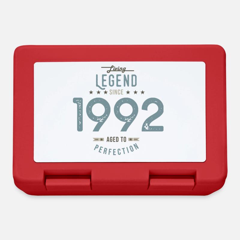 anniversaire 30 ans 1992 année de naissance cadeau - Boîte à goûter - rouge