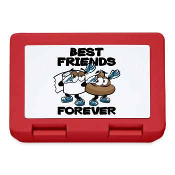 BEST FRIENDS FOREVER DABBING - Lunchbox - red - Front