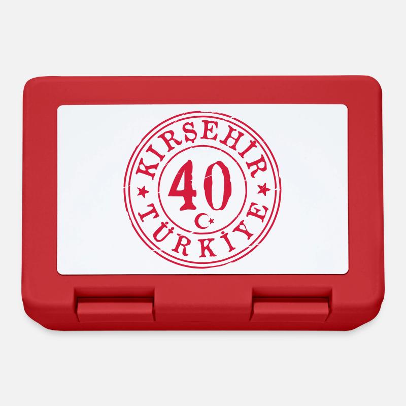 Kirsehir 40 Vintage - Brotdose - Rot
