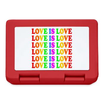 Love is love - Lunchbox - red - Front