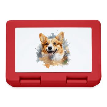 Corgi - Brotdose - Rot - Vorne
