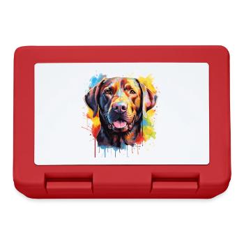 Labrador - Boîte à goûter - rouge - Devant