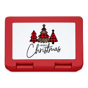 christmas tree - Lunchbox - red - Front