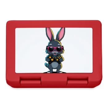 Easter Bunny Gamer Iconic Easter Gaming - Lunchbox - red - Front