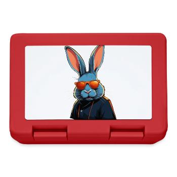 Iconic Dad Bunny Easter Bunny Streetwear Dad - Lunchbox - red - Front