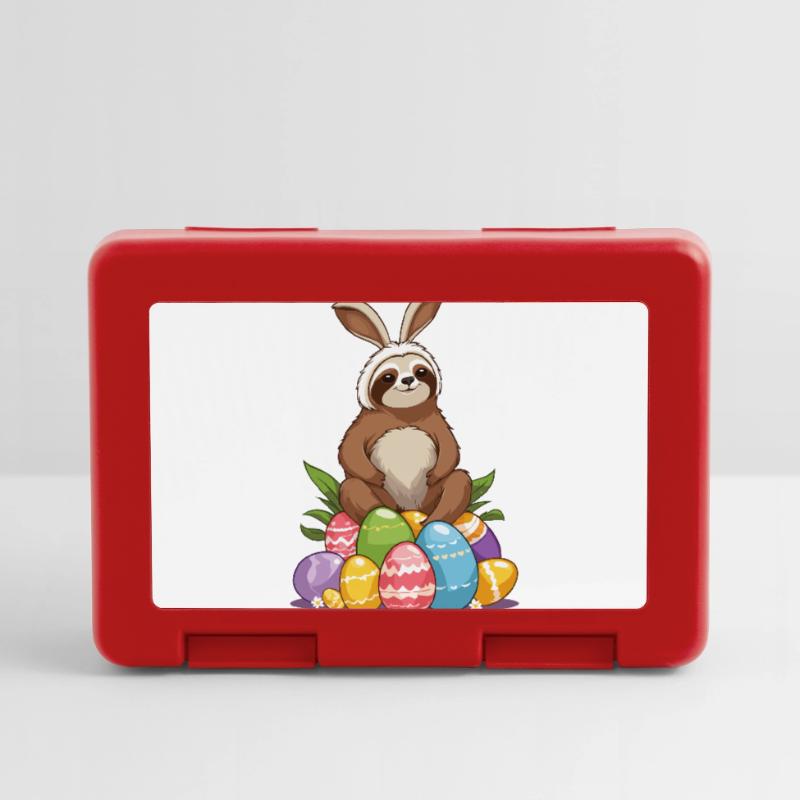 Funny Sloth Easter Bunny Iconic Easter Lunchbox
