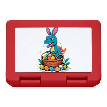 Iconic Easter Dinosaur Dinosaur Easter Bunny - Lunchbox - red - Front