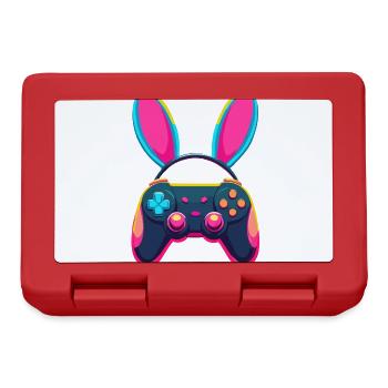 Easter Bunny Gamer & Gaming Streetwear Iconic - Lunchbox - red - Front