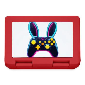Easter Bunny Gamer & Gaming Streetwear Iconic - Lunchbox - red - Front