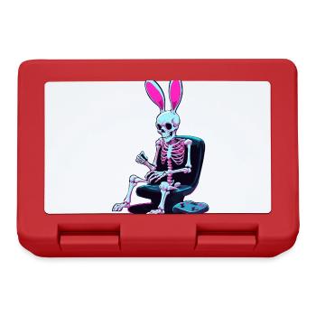 Easter Bunny Gamer Iconic Easter Gaming - Lunchbox - red - Front