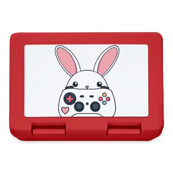 Easter Bunny Gamer Iconic Easter Gaming - Lunchbox - red - Front