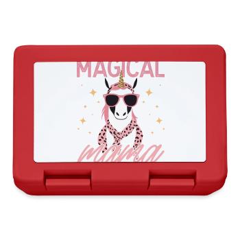 Magical Mom Unicorn Mom Love Stylish - Lunchbox - red - Front