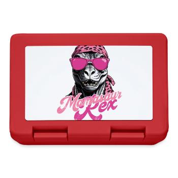 Mamasaur Rex Funny Dinosaur Mother Style - Lunchbox - red - Front