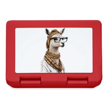 Conception drôle d’alpaga lama pour la fête des mères - Boîte à goûter - rouge - Devant